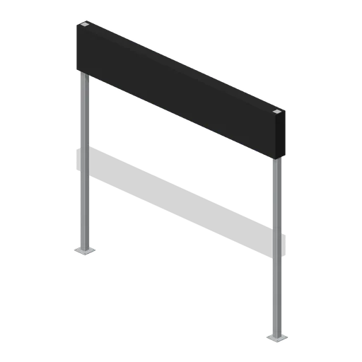 Overhead baffle (FPS Weapon Set and Firing Range)