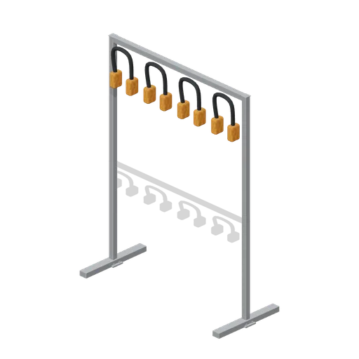 Ear defender rack (FPS Weapon Set and Firing Range)