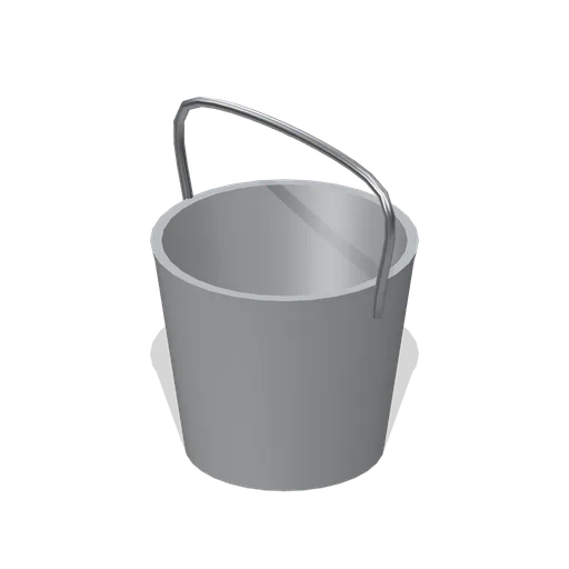 Brass bucket (FPS Weapon Set and Firing Range)