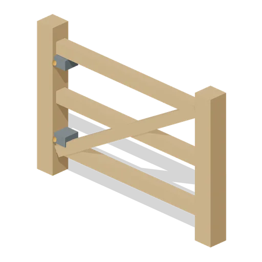 Harvest Hearth Cross Braced Field Gate