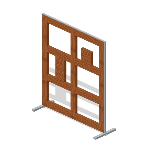 Multi-port training wall (FPS Weapon Set and Firing Range)