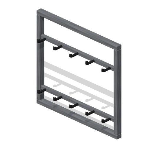 Wall weapon rack (FPS Weapon Set and Firing Range)