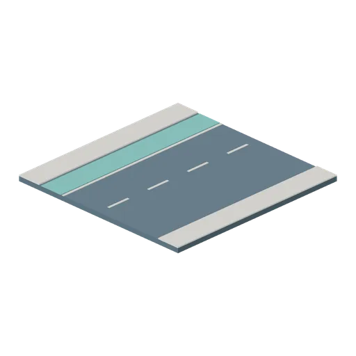 Road Bike Lane (Voxel City Districts)
