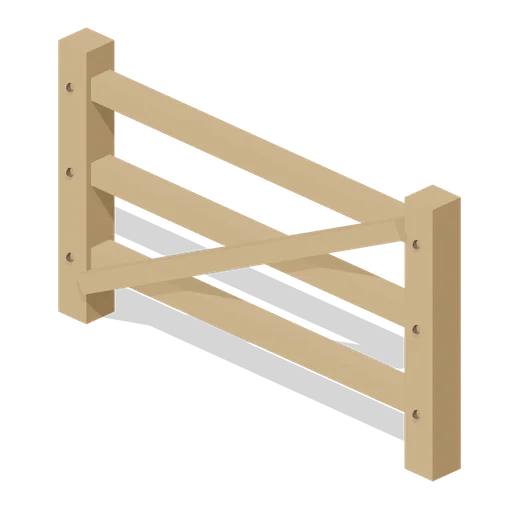 Harvest Hearth Split Rail Fence