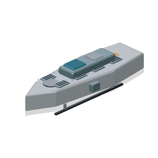 Corvette hull core (Interstellar Fleet: Modular Starships)