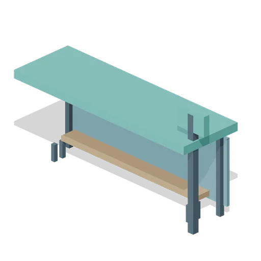 Tram Shelter (Voxel City Districts)