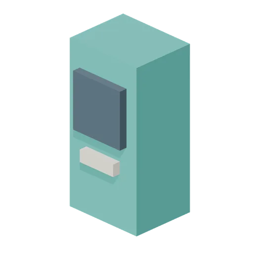 Ticket Machine (Voxel City Districts)