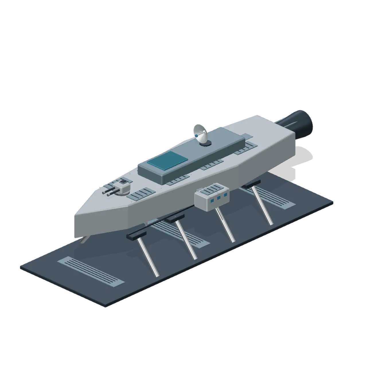 Interstellar Fleet: Modular Starships assembled scene