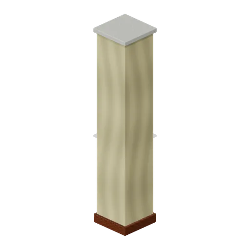 Wallpaper pillar (Liminal Spaces Kit)
