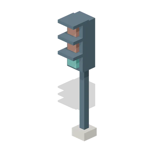 Traffic Signal (Voxel City Districts)