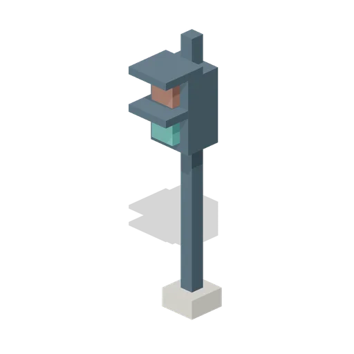 Pedestrian Signal (Voxel City Districts)