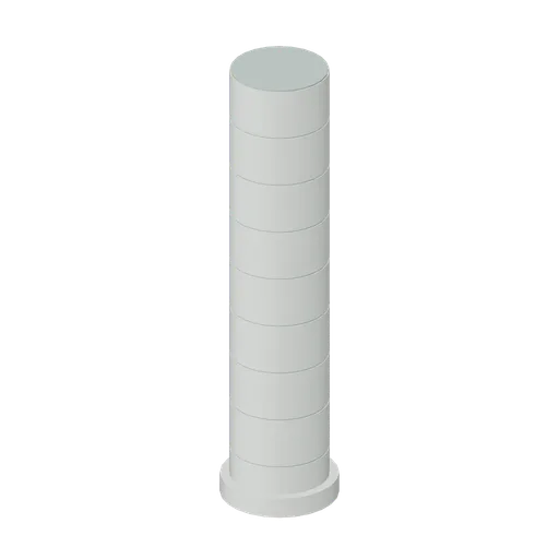 Round pool pillar (Liminal Spaces Kit)