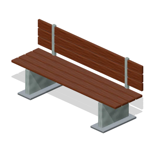 Mall bench (Liminal Spaces Kit)