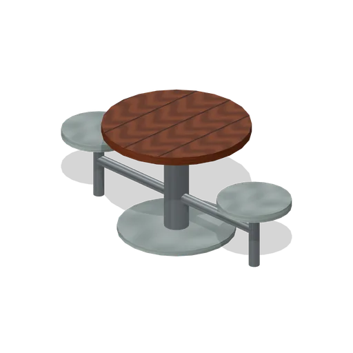 Food court table (Liminal Spaces Kit)