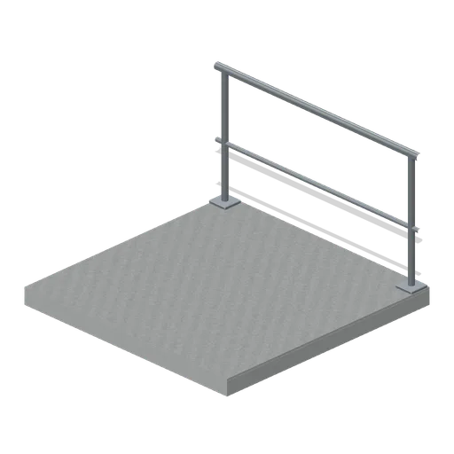 Stairwell landing (Liminal Spaces Kit)