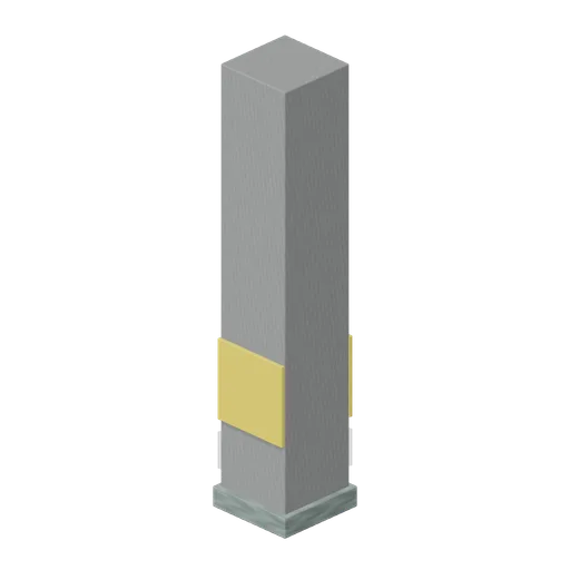 Parking pillar (Liminal Spaces Kit)