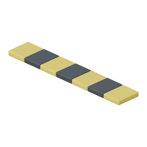 Parking speed bump (Liminal Spaces Kit)