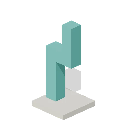 Abstract Sculpture (Voxel City Districts)