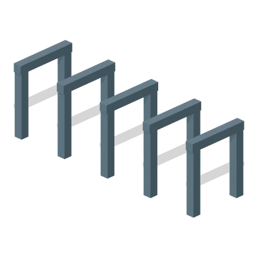 Cycle Rack (Voxel City Districts)