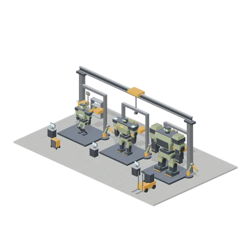 Three Frame Service Hangar (Mech Hangar and Battle Frames)