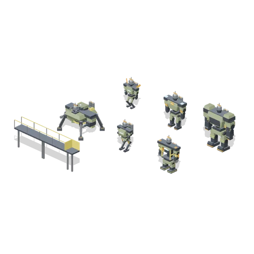 Frame and Gantry Connector Cases (Mech Hangar and Battle Frames)