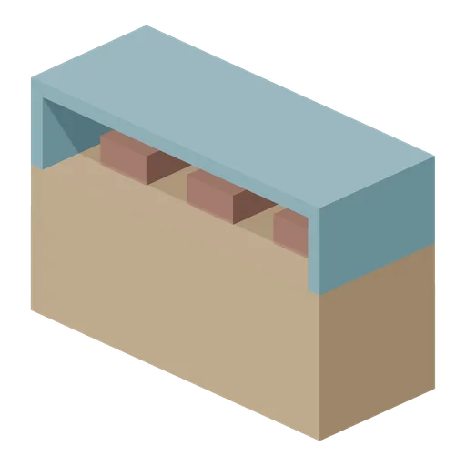 Bakery Counter (Voxel City Districts)