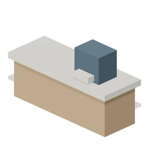 Cafe Counter (Voxel City Districts)