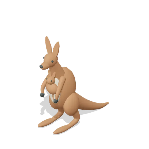 kangaroo with joey (Outback and Australian Wildlife)