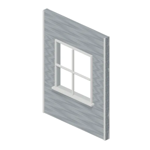 Divided house window (Paranormal Investigation House)