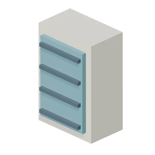 Fridge Cabinet (Voxel City Districts)