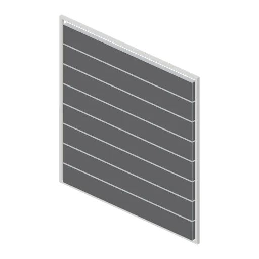 Sectional garage door (Paranormal Investigation House)