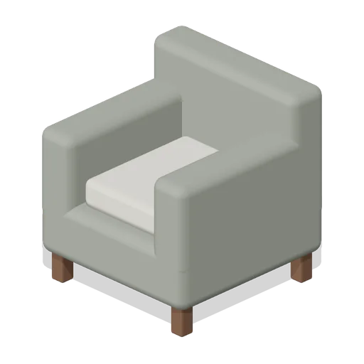 Upholstered armchair (Paranormal Investigation House)