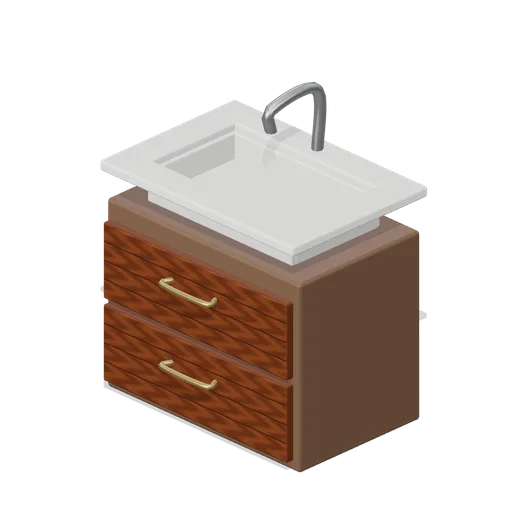 Bathroom sink vanity (Paranormal Investigation House)