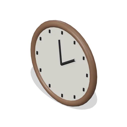 Round wall clock (Paranormal Investigation House)