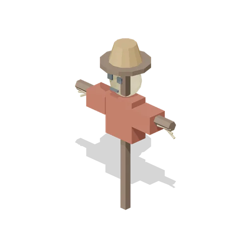 Harvest Hearth Patchwork Scarecrow