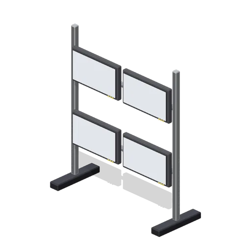 Monitor Rack (Paranormal Investigation House)