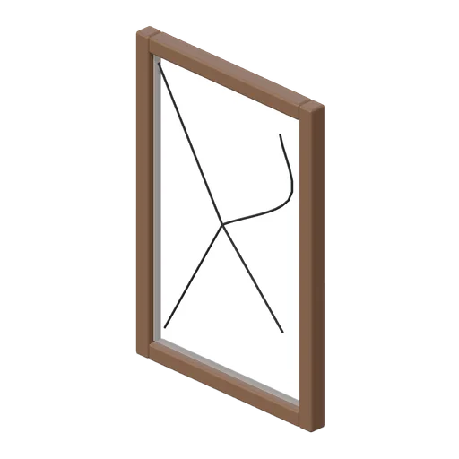 Cracked Mirror (Paranormal Investigation House)