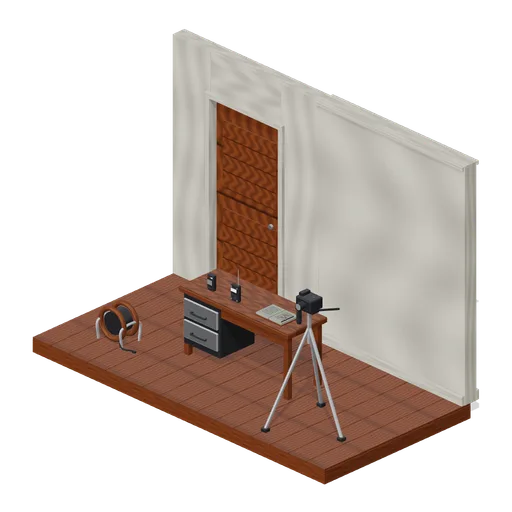 Hallway equipment layout (Paranormal Investigation House)
