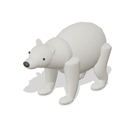 polar bear cub (Polar, Tundra and Alpine Fauna)