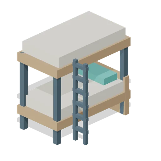 Bunk Bed (Voxel City Districts)