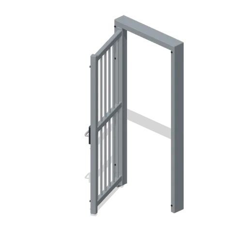 cell door barred open (Prison Complex Builder)