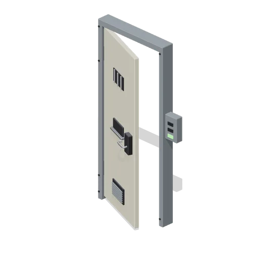 block door with control (Prison Complex Builder)