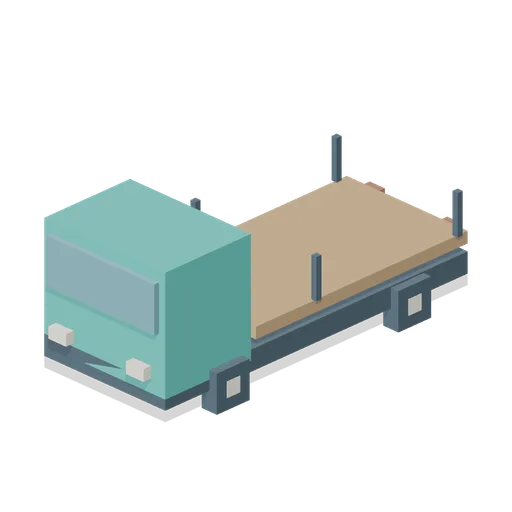 Flatbed Truck (Voxel City Districts)