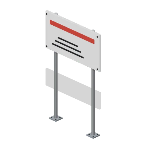 restricted access sign (Prison Complex Builder)