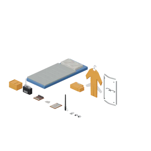 Staff and inmate prop study (Prison Complex Builder)