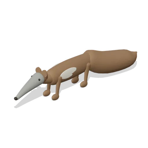 giant anteater (Rainforest and Jungle Fauna)