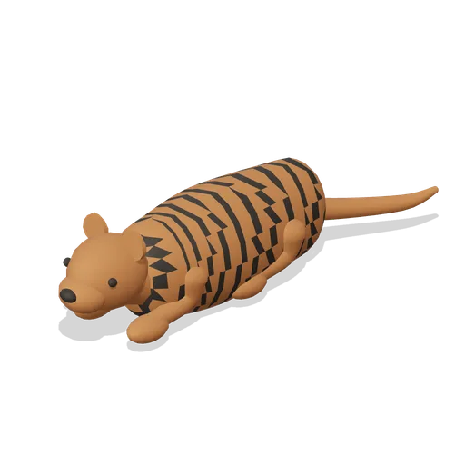 tiger lying (Rainforest and Jungle Fauna)
