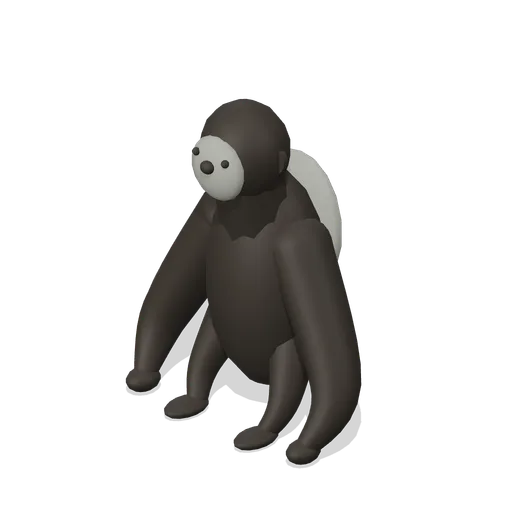 lowland gorilla silverback (Rainforest and Jungle Fauna)