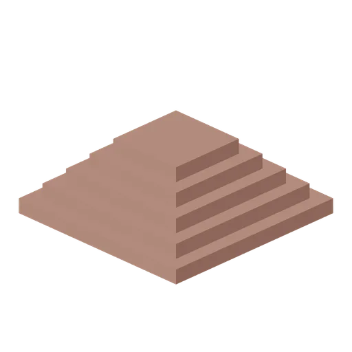 Hipped Step Roof (Voxel City Districts)