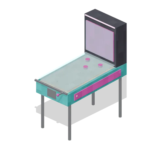 Pinball Table (Retro Arcade and Mall 1989)